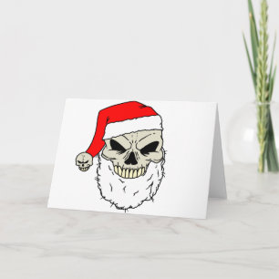Tarjeta Festiva Santa Skull