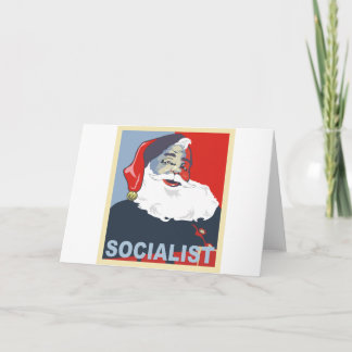 Tarjeta Festiva santa socialista