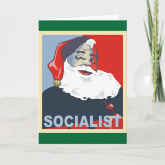 Tarjeta Festiva santa socialista
