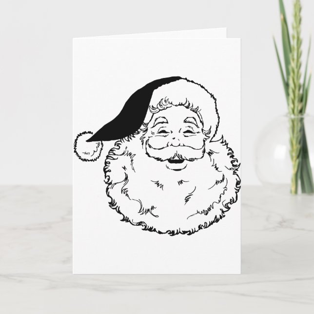 Tarjeta Festiva Santa Sonrisa (Anverso)
