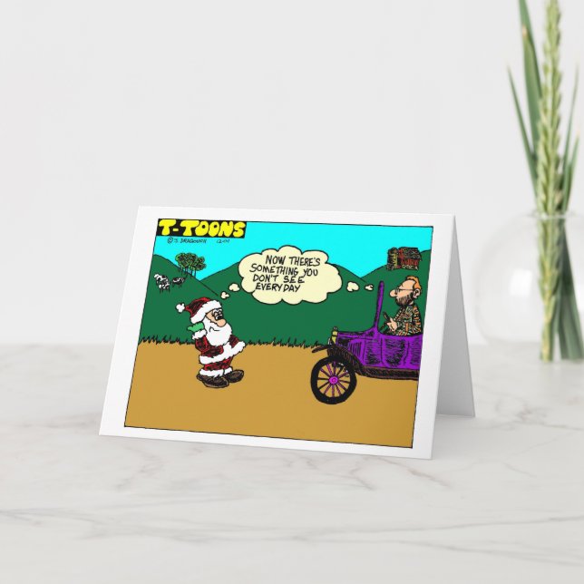 Tarjeta Festiva Santa T (Anverso)