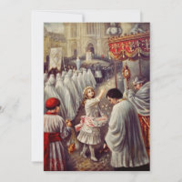 Santa Teresita lanzando rosas Corpus Domini Arte f