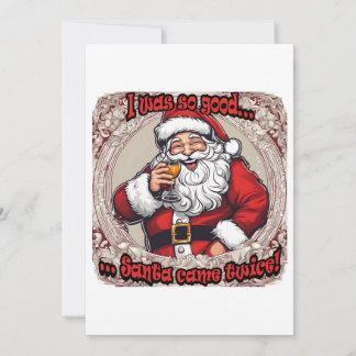 Tarjeta Festiva ¡Santa vino dos veces!