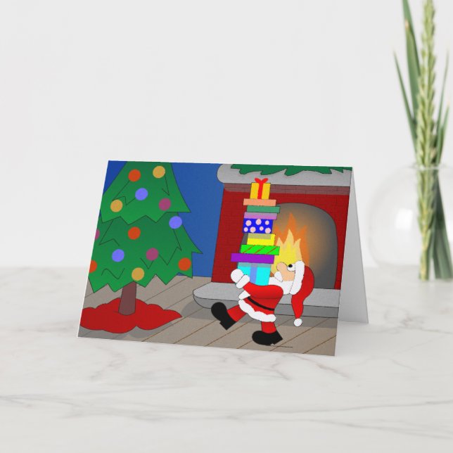 Tarjeta Festiva Santa Visitas - español (Anverso)