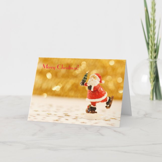 Tarjeta Festiva Santa X-mas (Anverso)