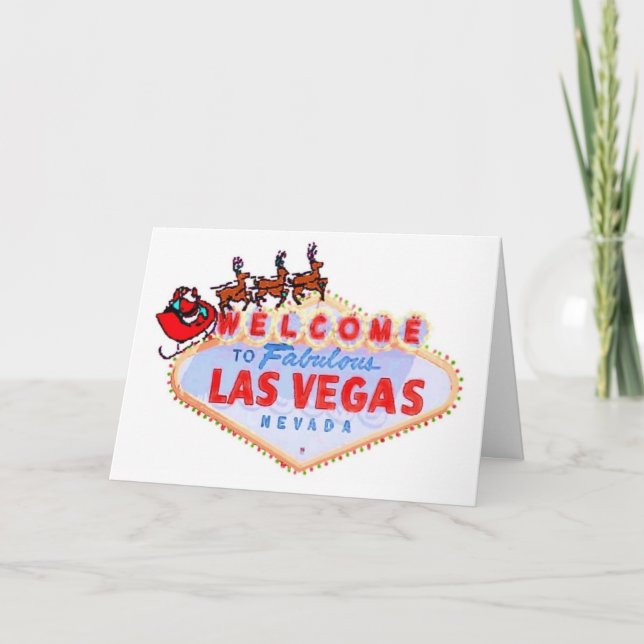 Tarjeta Festiva santareindeer1 (Anverso)