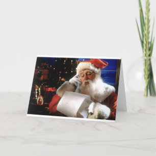 Tarjeta Festiva Santas traviesos y Niza lista