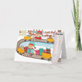 Tarjeta Festiva Santa's Workshop