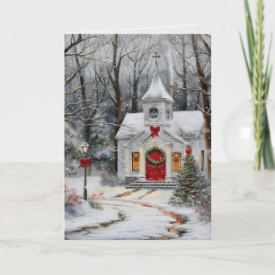 Tarjeta Festiva Santuario en la nevada