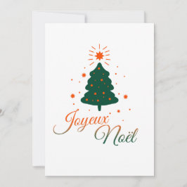 Tarjeta Festiva Sapin rouge et vert : le charme traditionnel 