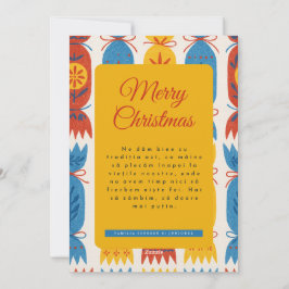 Tarjeta Festiva Sarmale and Chill elves Christmas Card 