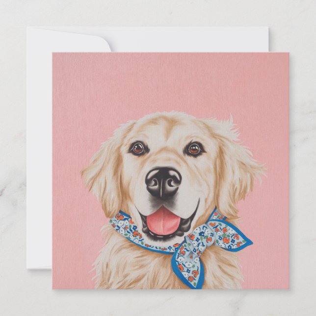 Tarjeta Festiva Sassy Golden (Anverso)