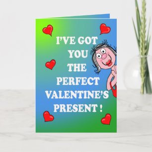 Tarjeta Festiva Saucy Valentine Card