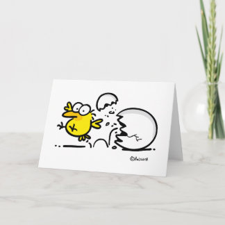 Tarjeta Festiva Schlüpfendes Küken