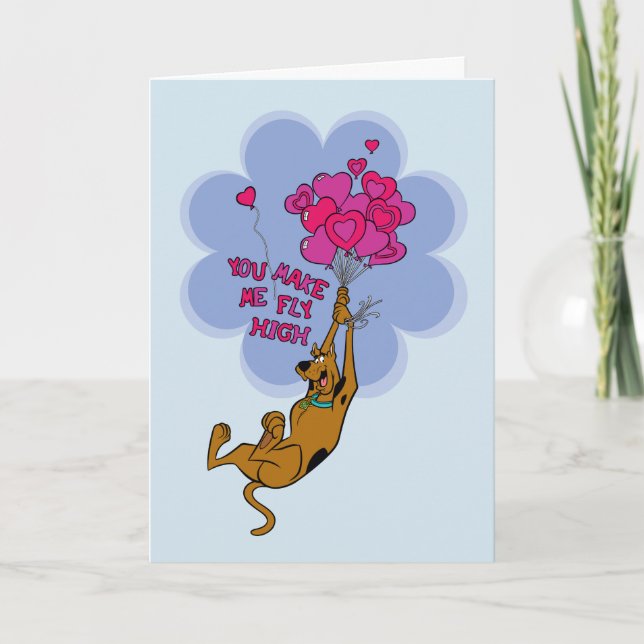 Tarjeta Festiva Scooby-Doo - You Make Me Fly High (Anverso)