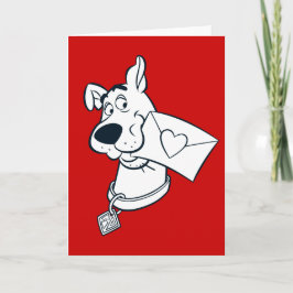 Tarjeta Festiva Scooby Valentine's Day