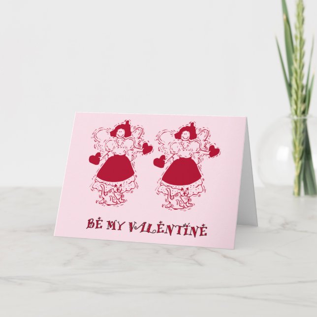 Tarjeta Festiva Sé el San Valentín de mis hijos de San Valentín (Anverso)