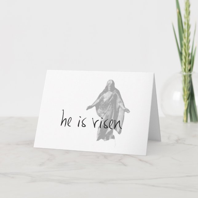 Tarjeta Festiva se ha levantado jesus christ ylds mormon (Anverso)