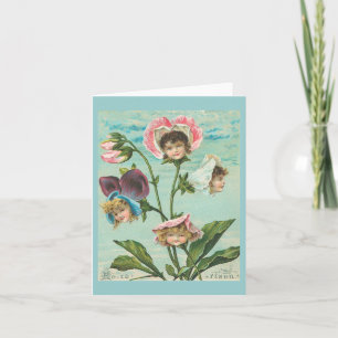 Tarjeta Festiva Se Levanta La Vieja Pascua Cristiana