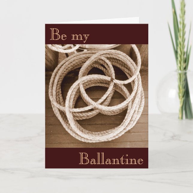 Tarjeta Festiva Sé mi Ballantine (Anverso)