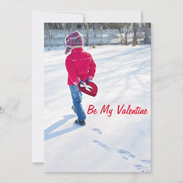 TARJETA FESTIVA SÉ MI SAN VALENTÍN  (Anverso)