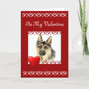 Tarjeta Festiva Sé mi San Valentín Envejecer Juntos Cita Perro