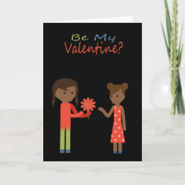 Tarjeta Festiva Sé mi tema de San Valentín lesbiana