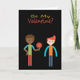 Tarjeta Festiva Sé mi tema gay de San Valentín