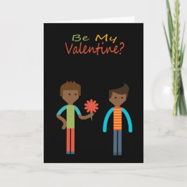 Tarjeta Festiva Sé mi tema gay de San Valentín