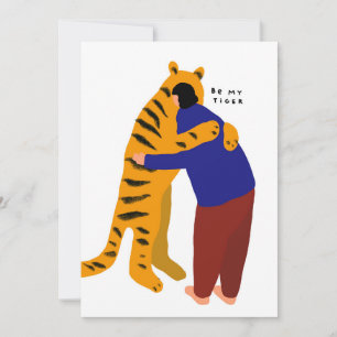 Tarjeta Festiva Sé mi tigre