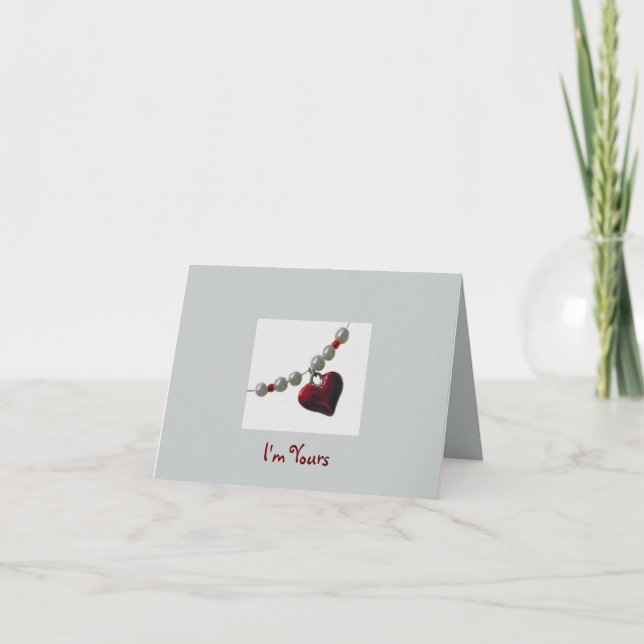 Tarjeta Festiva Sé mi Valentín (Anverso)