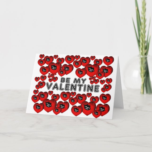Tarjeta Festiva Sé mi Valentín (Anverso)