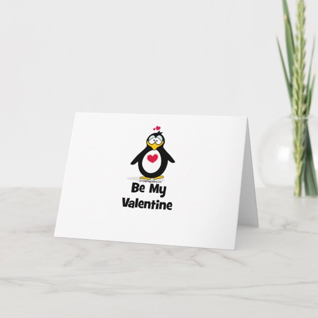 Tarjeta Festiva Sé mi Valentín (Anverso)