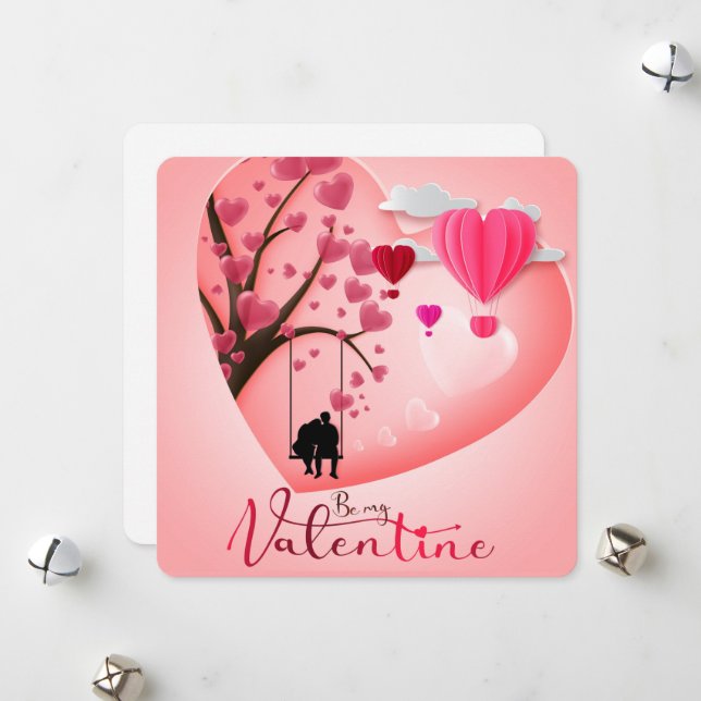 Tarjeta Festiva Sé mi Valentín (Anverso/Reverso In Situ)