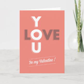 Tarjeta Festiva Sé mi Valentín