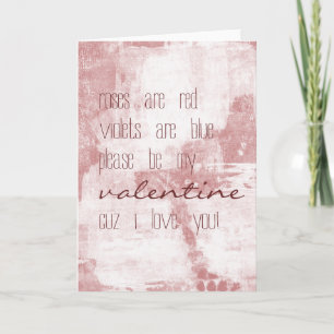 Tarjeta Festiva Sé mi Valentín