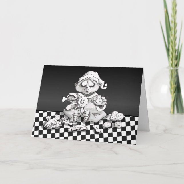 Tarjeta Festiva Se requiere un ensamblado (Anverso)