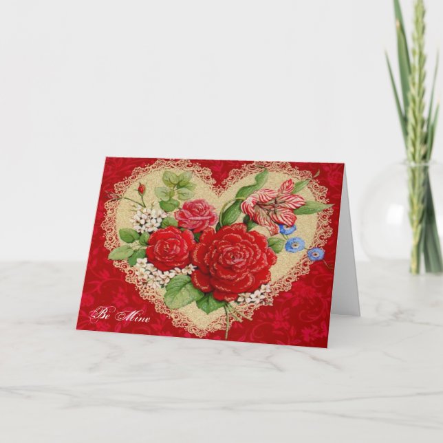 Tarjeta Festiva Sea los míos para el el día de San Valentín (Anverso)