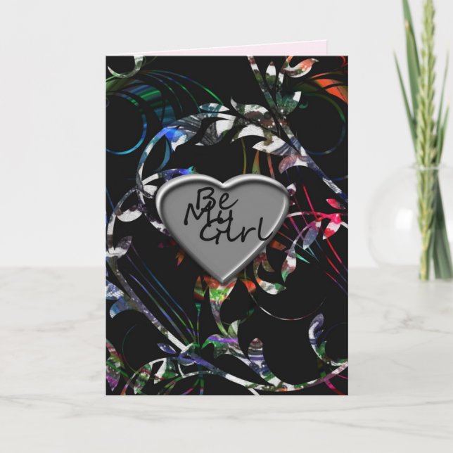 Tarjeta Festiva "Sea mi chica " * (Anverso)