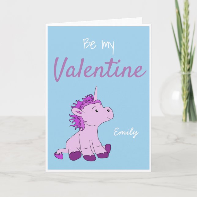 Tarjeta Festiva Sea mi San Valentín lindo Día de San Valentín de U (Anverso)