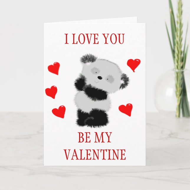 TARJETA FESTIVA SEA MI VALENTÍA (Anverso)
