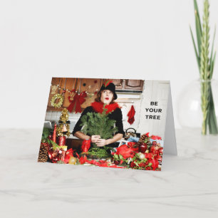 Tarjeta Festiva "Sea su árbol "