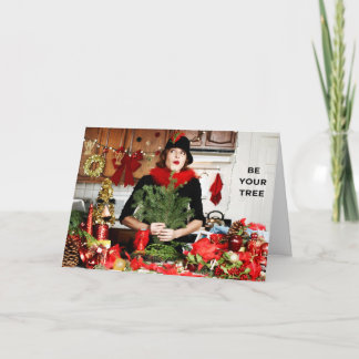 Tarjeta Festiva "Sea su árbol "