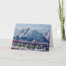 Tarjeta Festiva Seasons Greetings Warm Warm Holiday Season Card