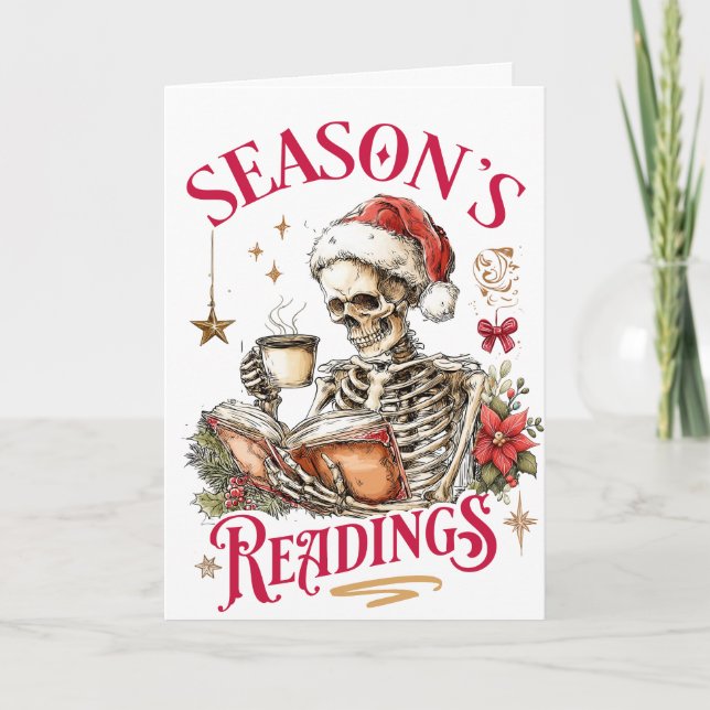 Tarjeta Festiva Season's Readings  (Anverso)