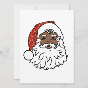 Tarjeta Festiva secuela el negro santa claus