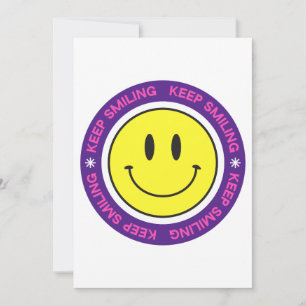Tarjeta Festiva Seguir sonriendo