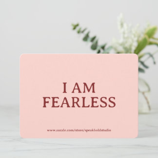 Tarjeta Festiva Self-Love Card, Inspirational & Fearless Card