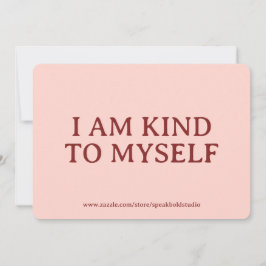 Tarjeta Festiva Self-Love, Encouragement, Personalized Gift Card