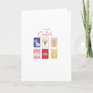 Tarjeta Festiva Sello de Feliz Pascua